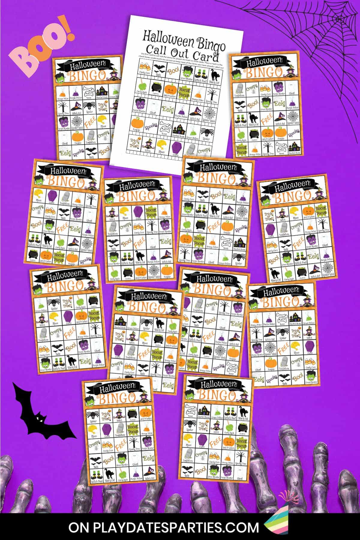 Printable Halloween Bingo Cards