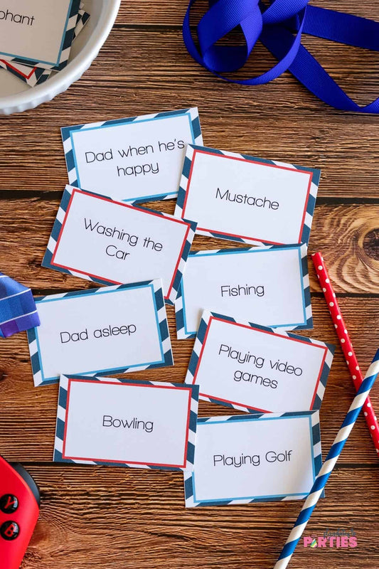 Printable Father's Day Charades Cards