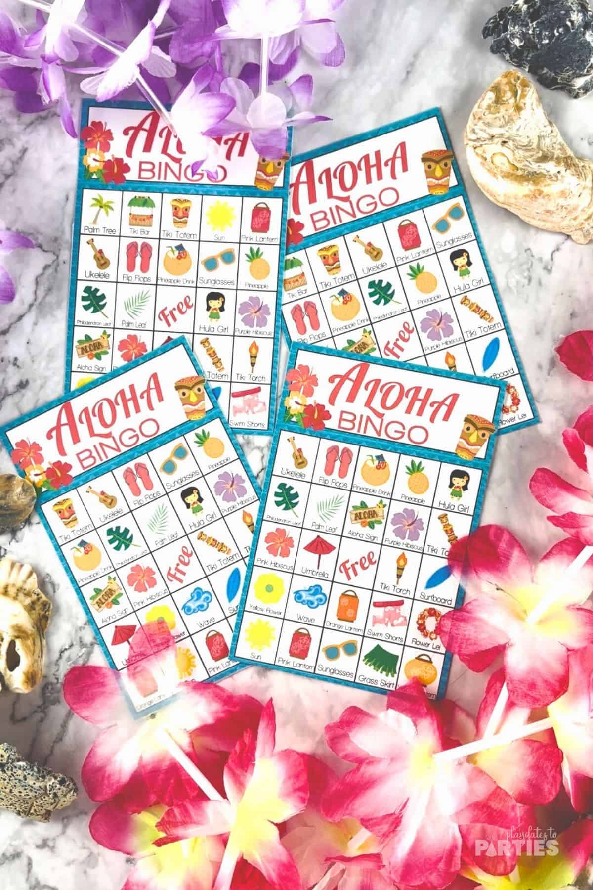 Printable Luau Bingo