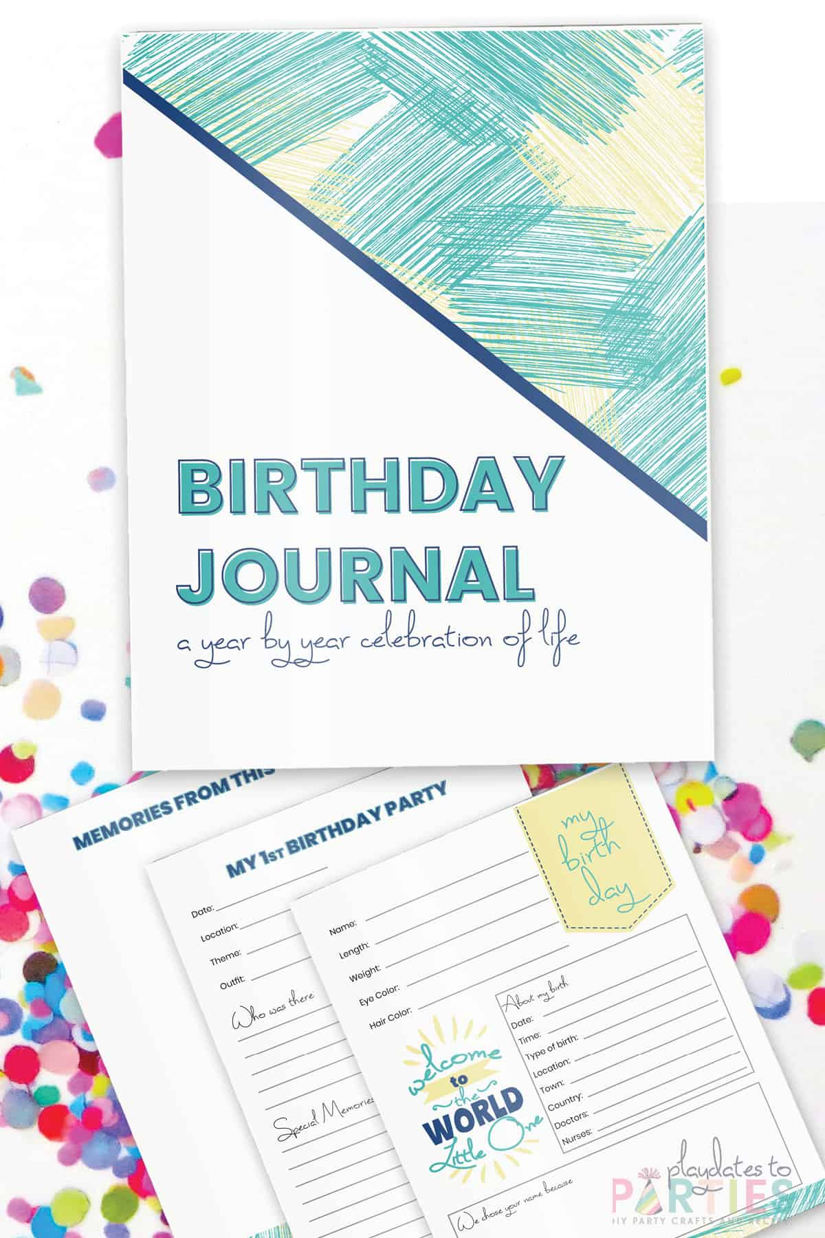 Birthday Interview Journal Keepsake – PlayDates to Parties for Free Printable Birthday Interview Printable