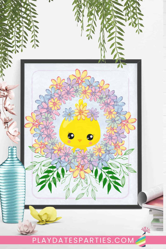 Easter Chick Art Print