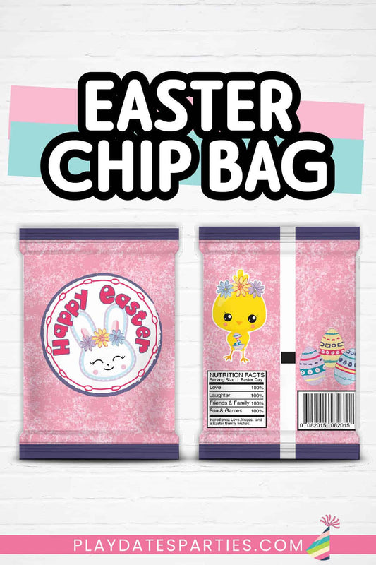 Easter Chip Bag Printable