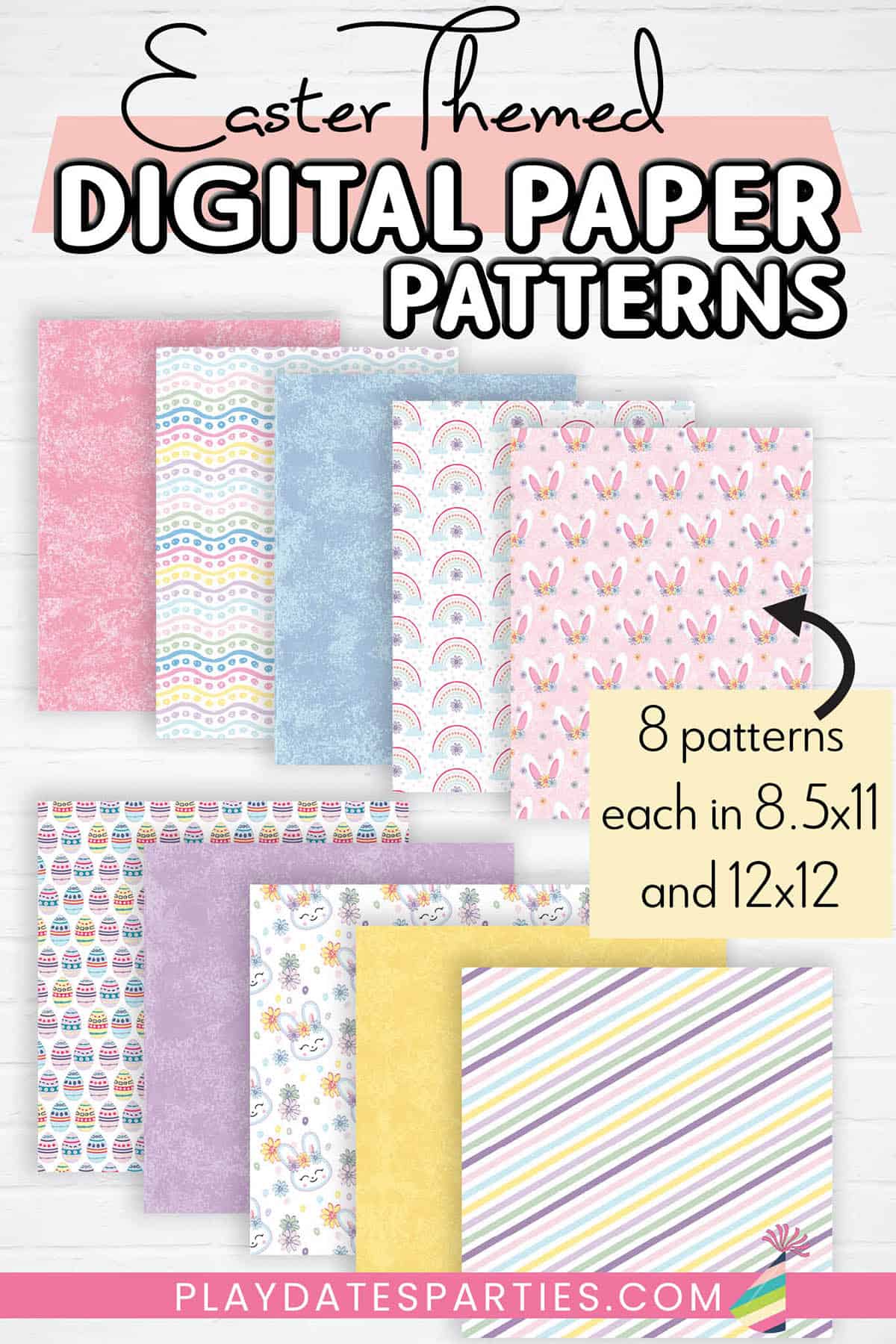 Easter Digital Paper Patterns