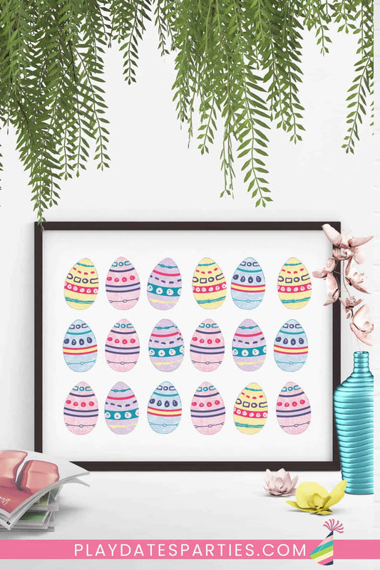 Easter Eggs Art Print