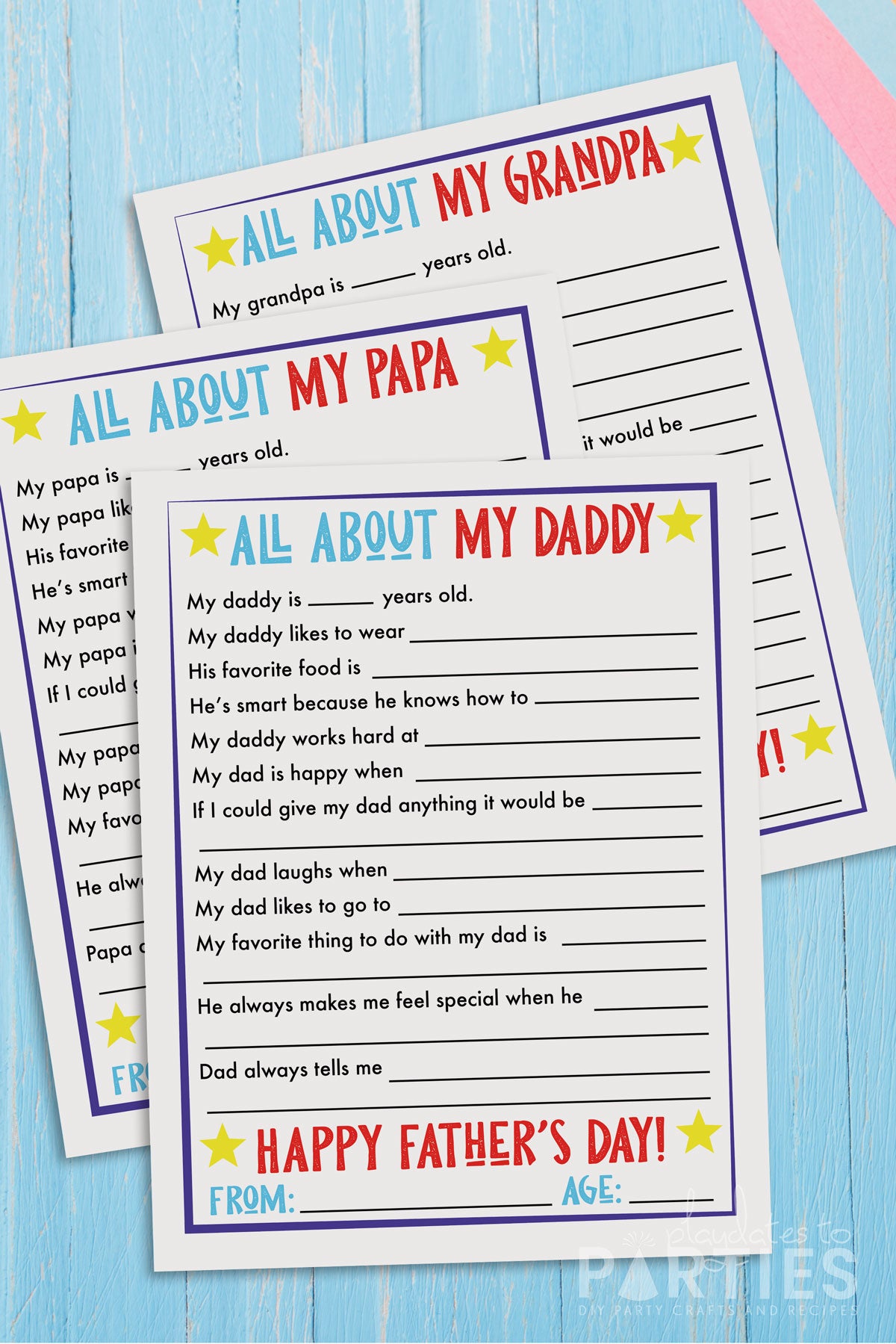father-s-day-interview-bundle-playdates-to-parties for All About Papa Free Printable Father's Day Interview Bundle – PlayDates to Parties for All About Papa Free Printable