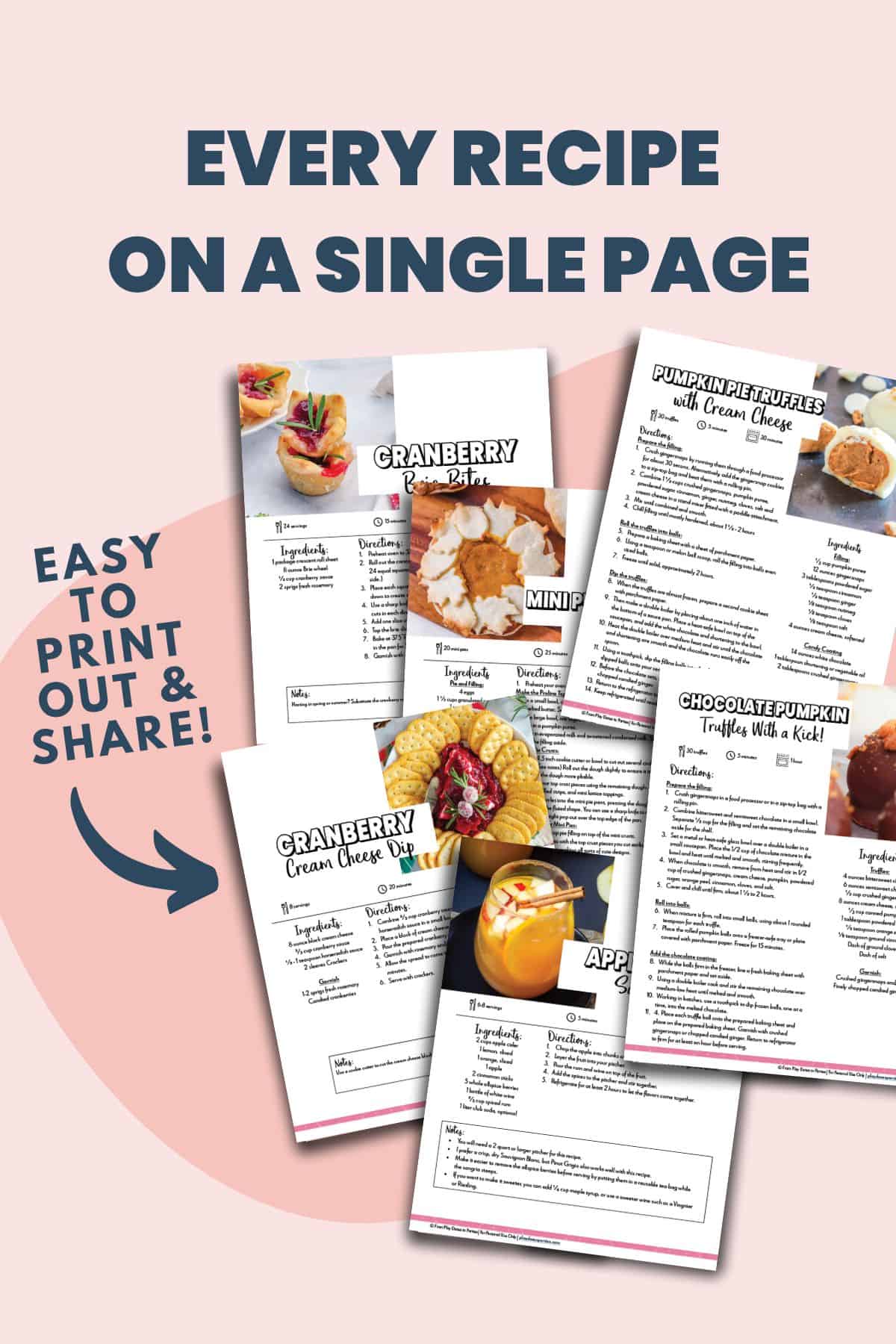 Flavors of Fall Cookbook