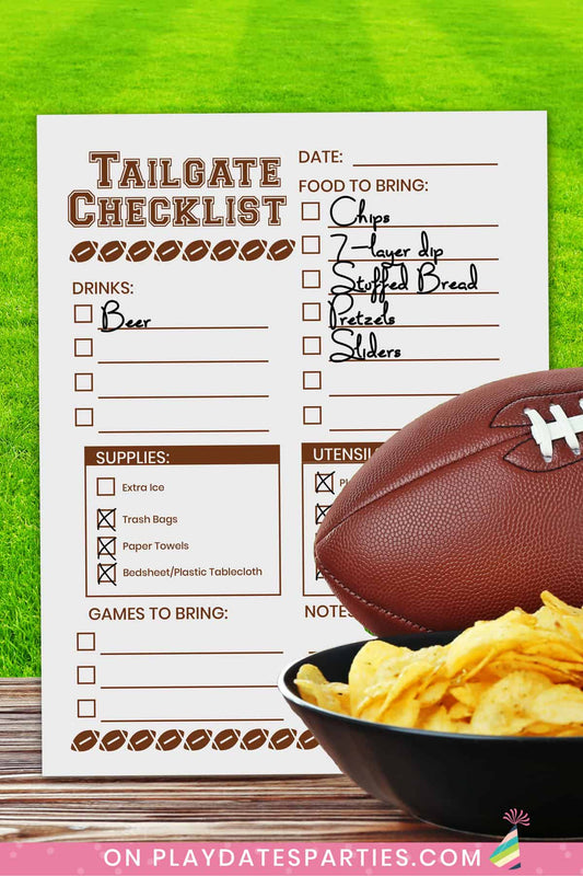 Game Day Tailgate Checklist