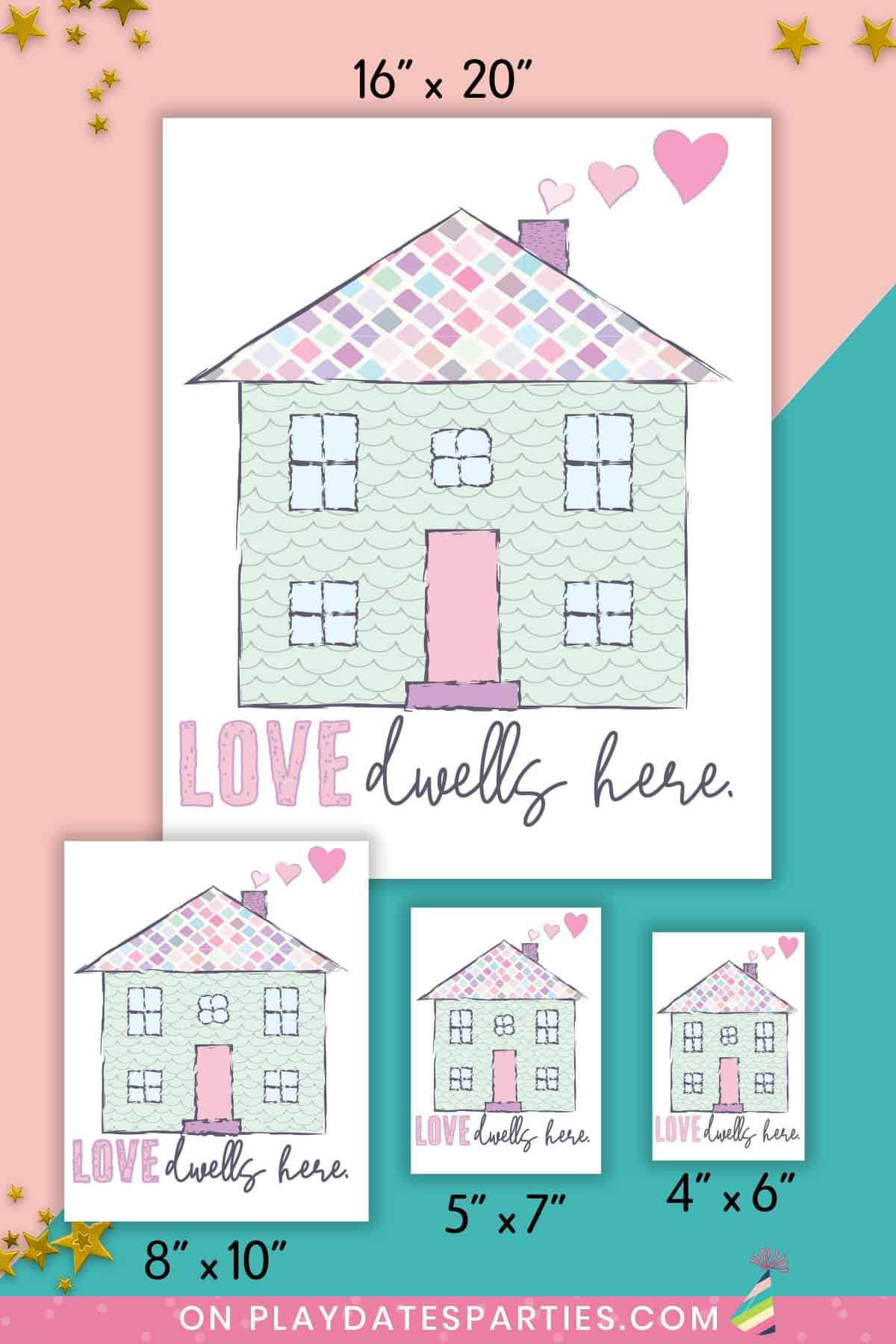 Love Dwells Here Art Print