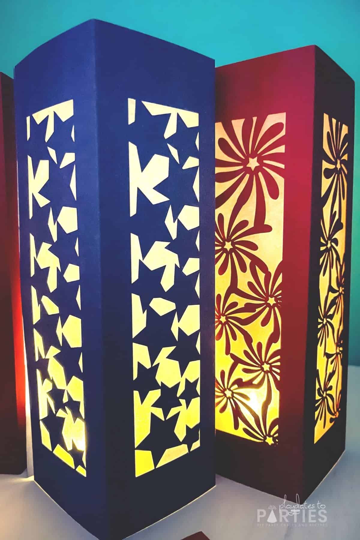 Patriotic Paper Lanterns SVG