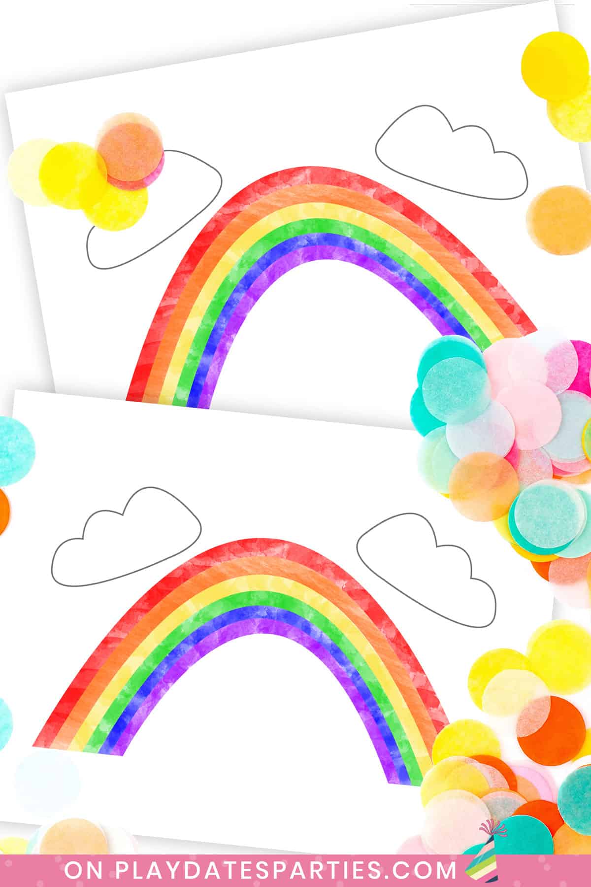 Pot of Gold Rainbow Centerpiece