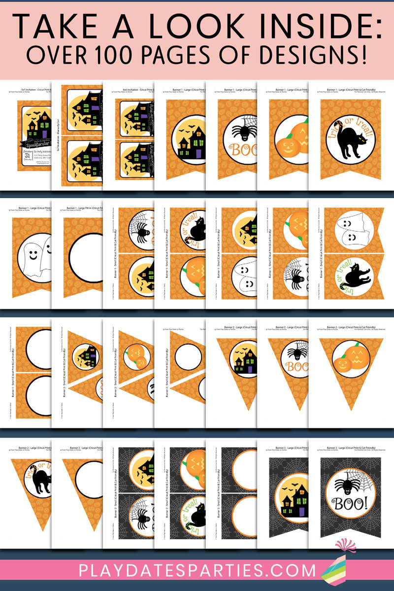 Halloween Party Printables (Giant Bundle!)