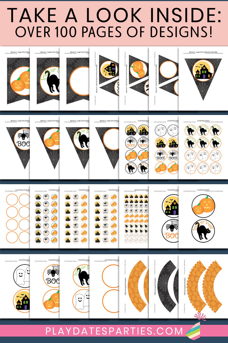 Halloween Party Printables (Giant Bundle!)