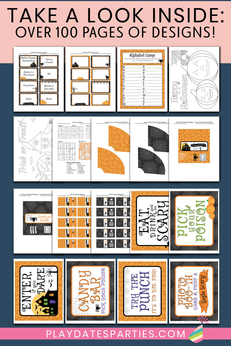Halloween Party Printables (Giant Bundle!)