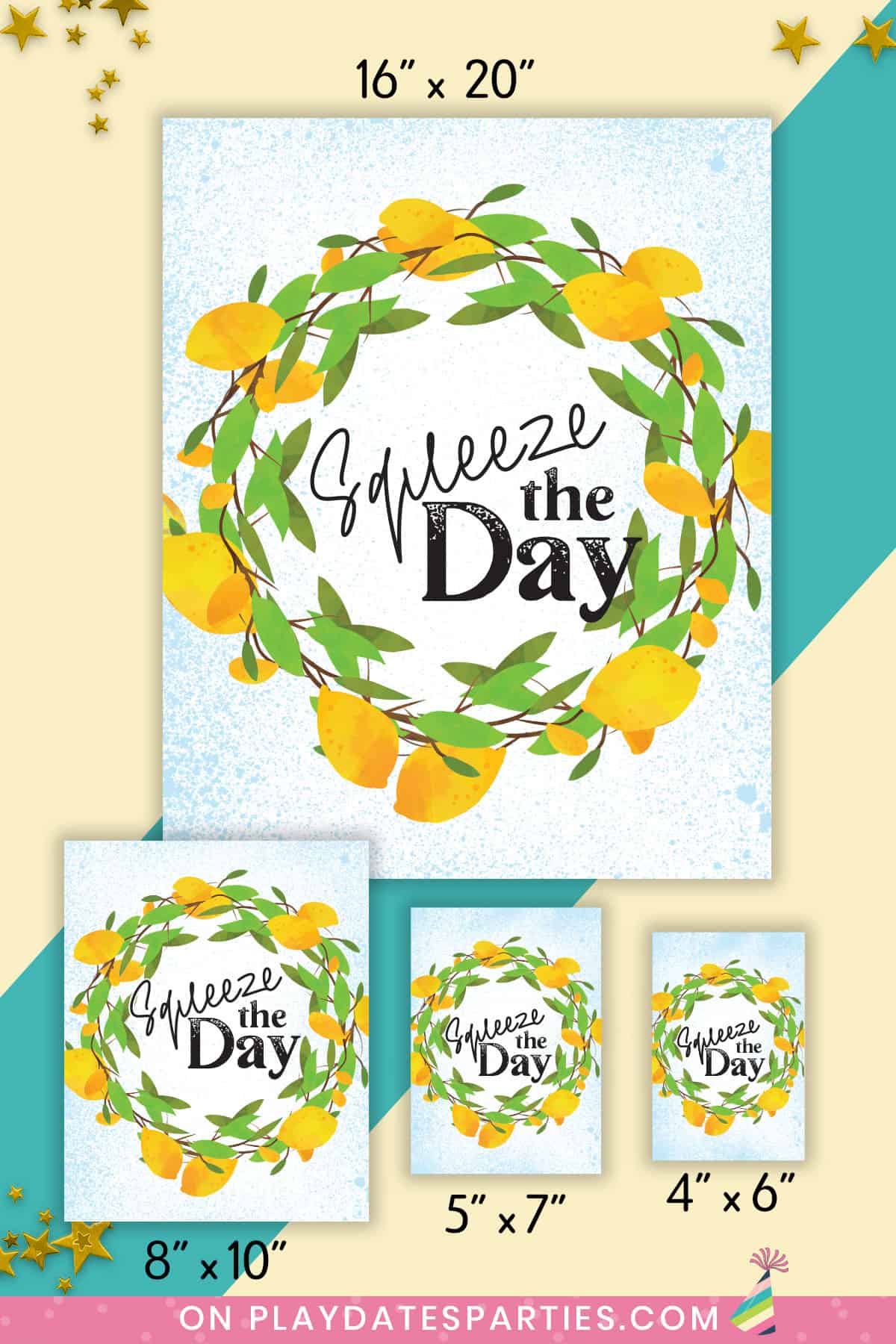 Summer Lemons Art Print Bundle