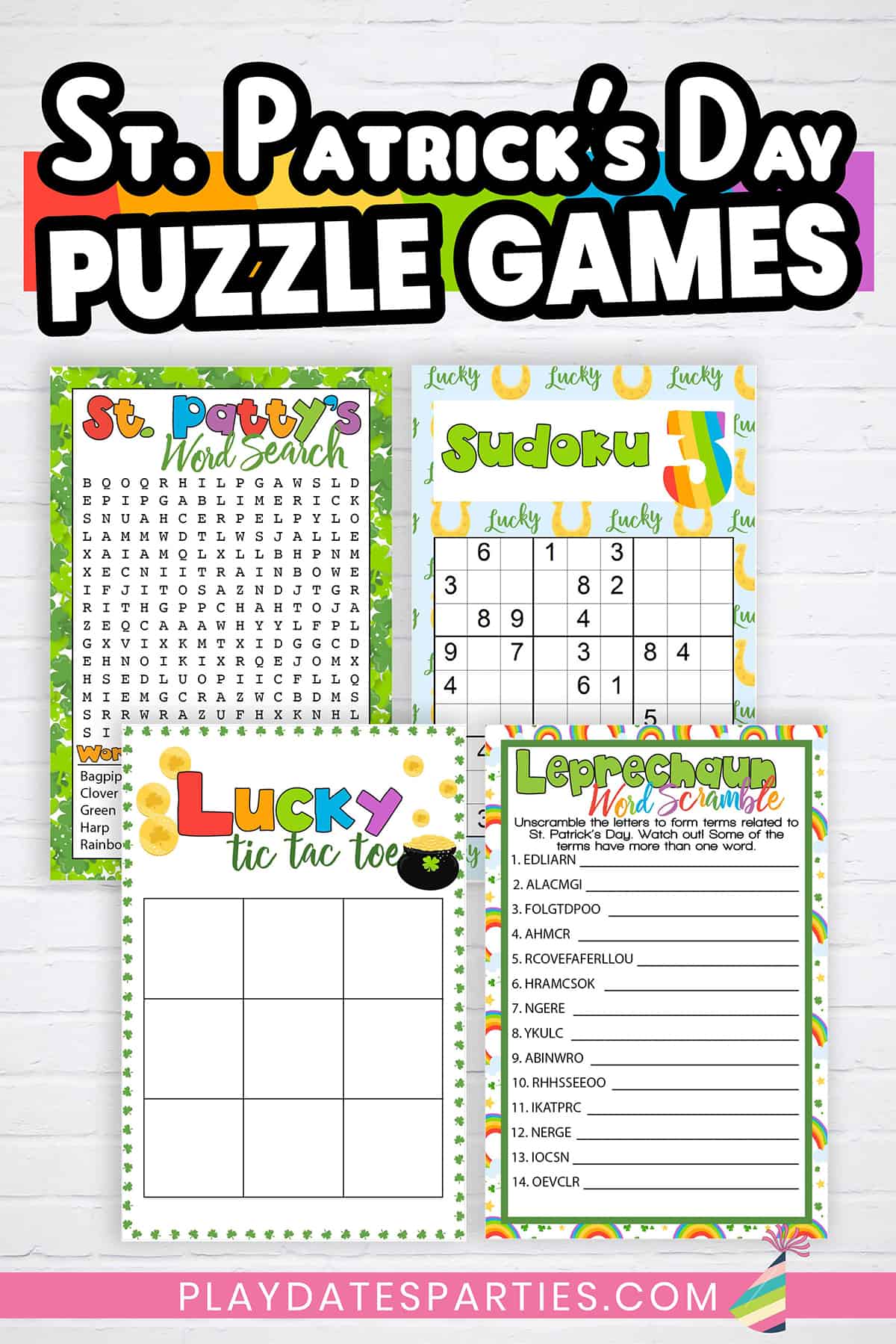 St. Patrick's Day Puzzle Games