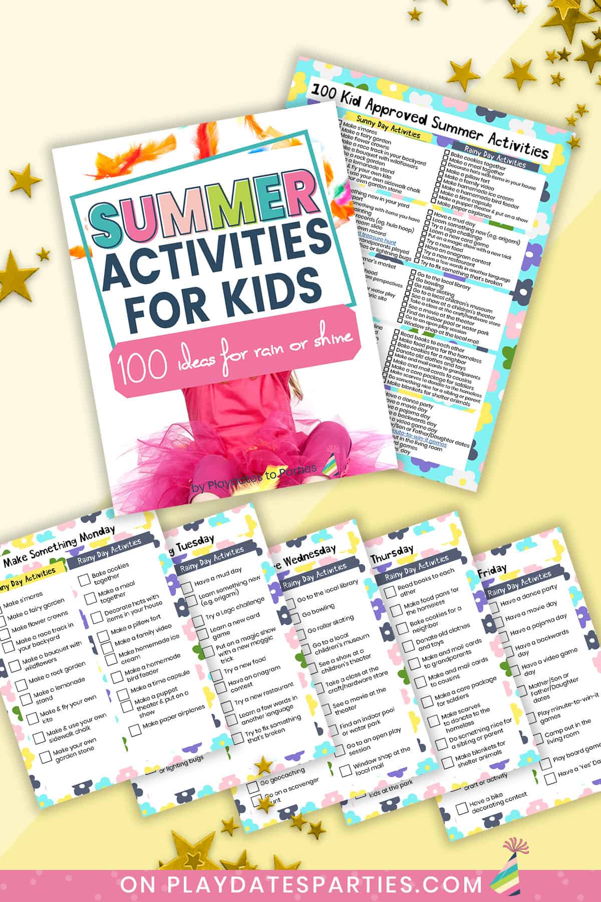 Summer Activities for Kids - 100 Ideas for Rain or Shine