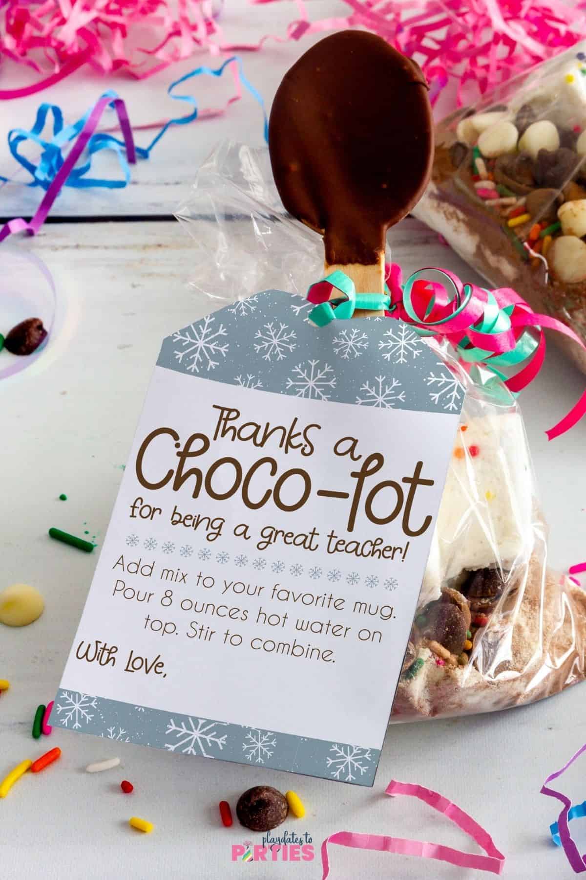 Teacher Appreciation Hot Cocoa Printable Tags