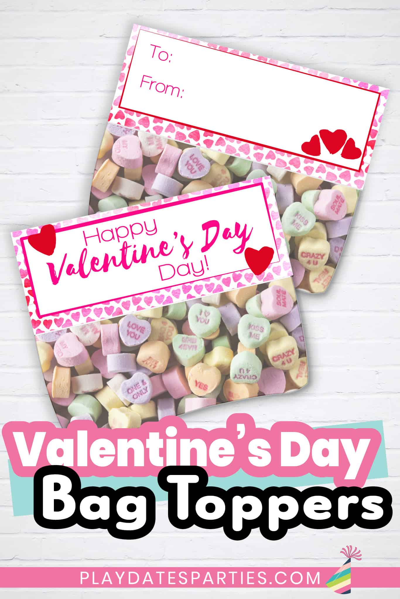 Valentine's Day Bag Toppers