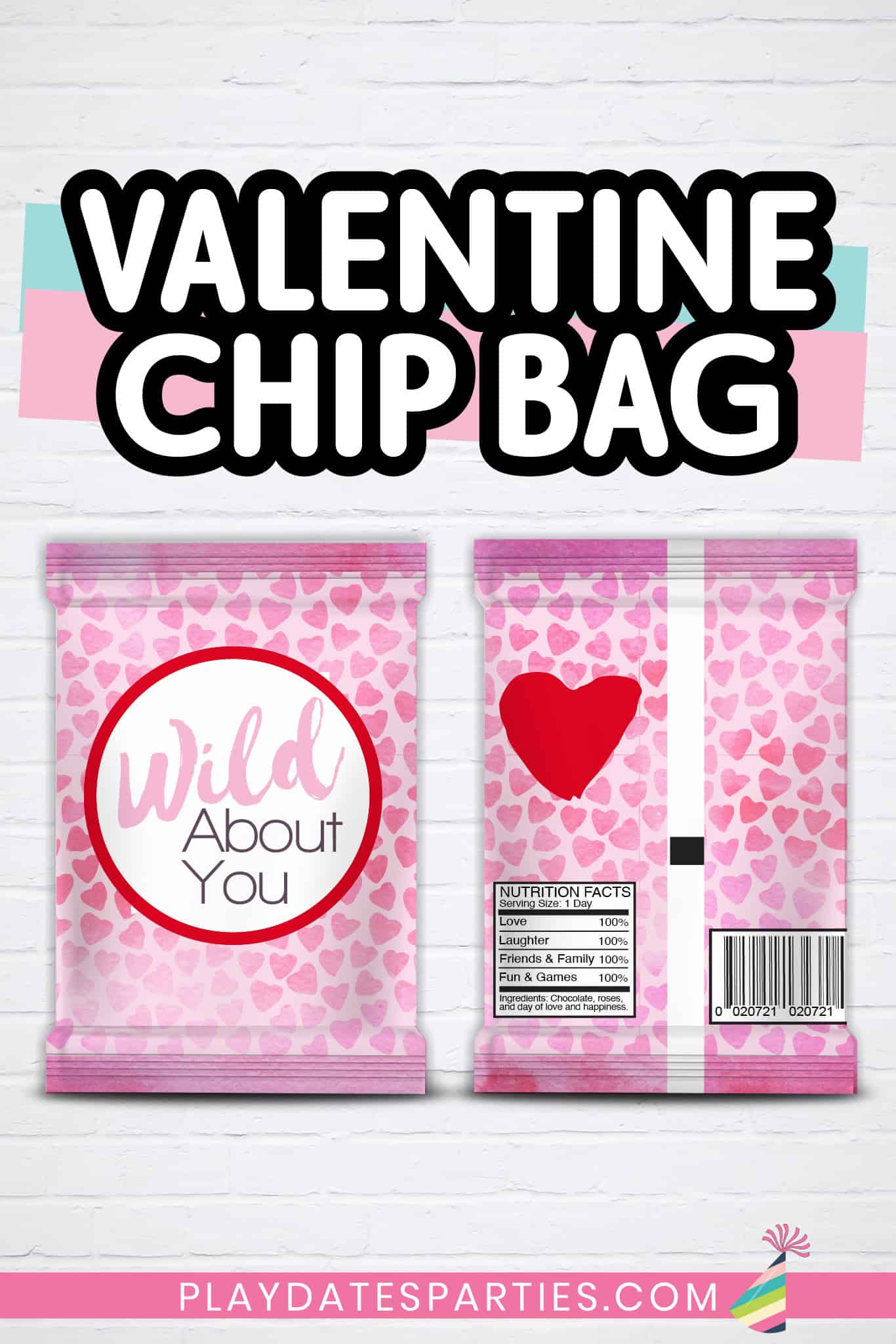 Valentine's Day Chip Bags