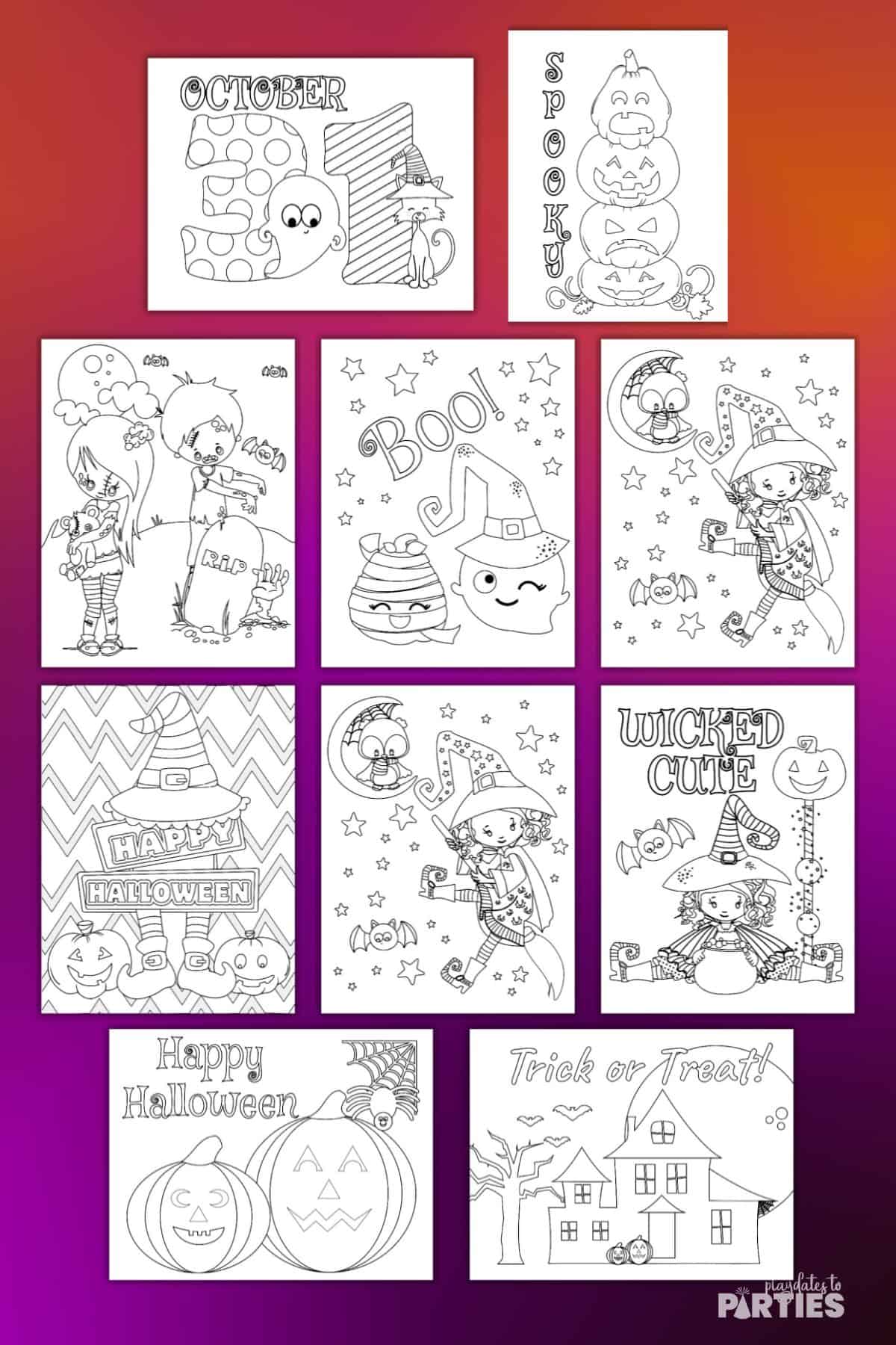 Printable Halloween Coloring Pages