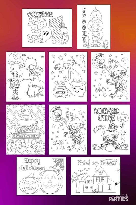 Printable Halloween Coloring Pages
