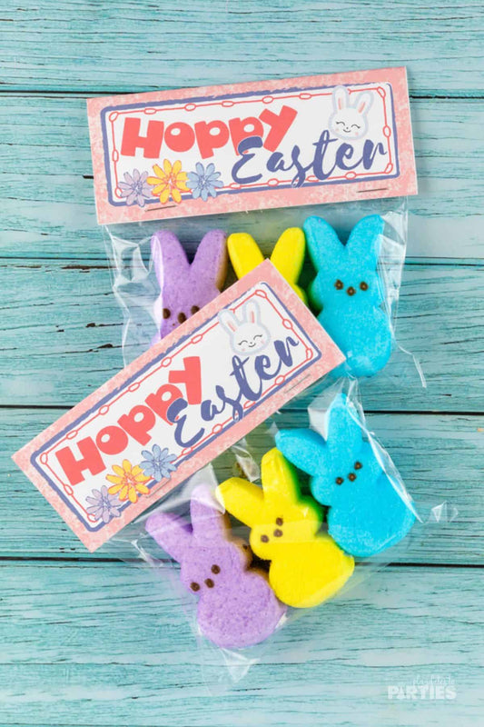 Hoppy Easter Treat Bag Toppers