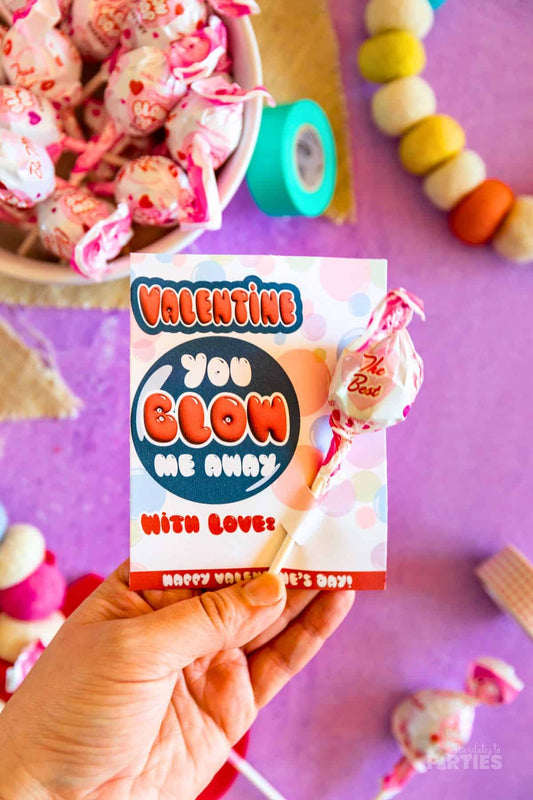 Blow Pop Valentine Gift Cards