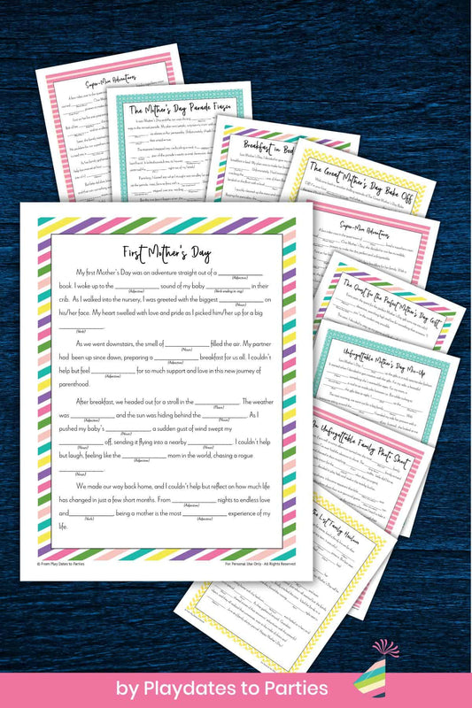Printable Mother's Day Mad Libs Stories