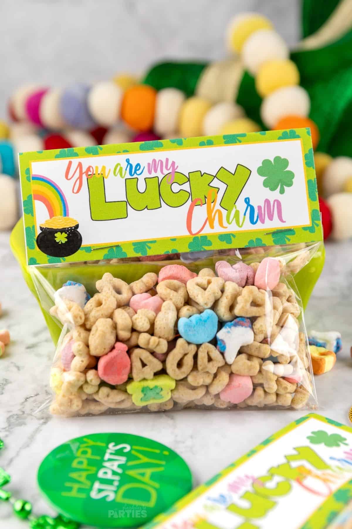 St. Patrick's Day Bag Toppers
