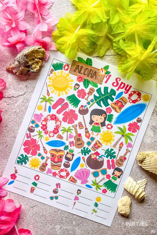 Luau I Spy (Printable)