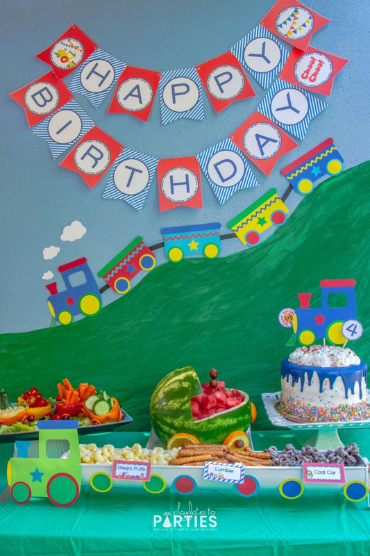 Train Party Printables (Big Bundle!)