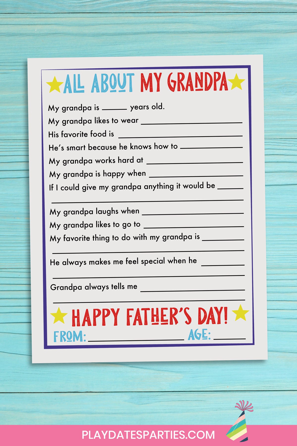 All About Grandpa Father's Day Interview