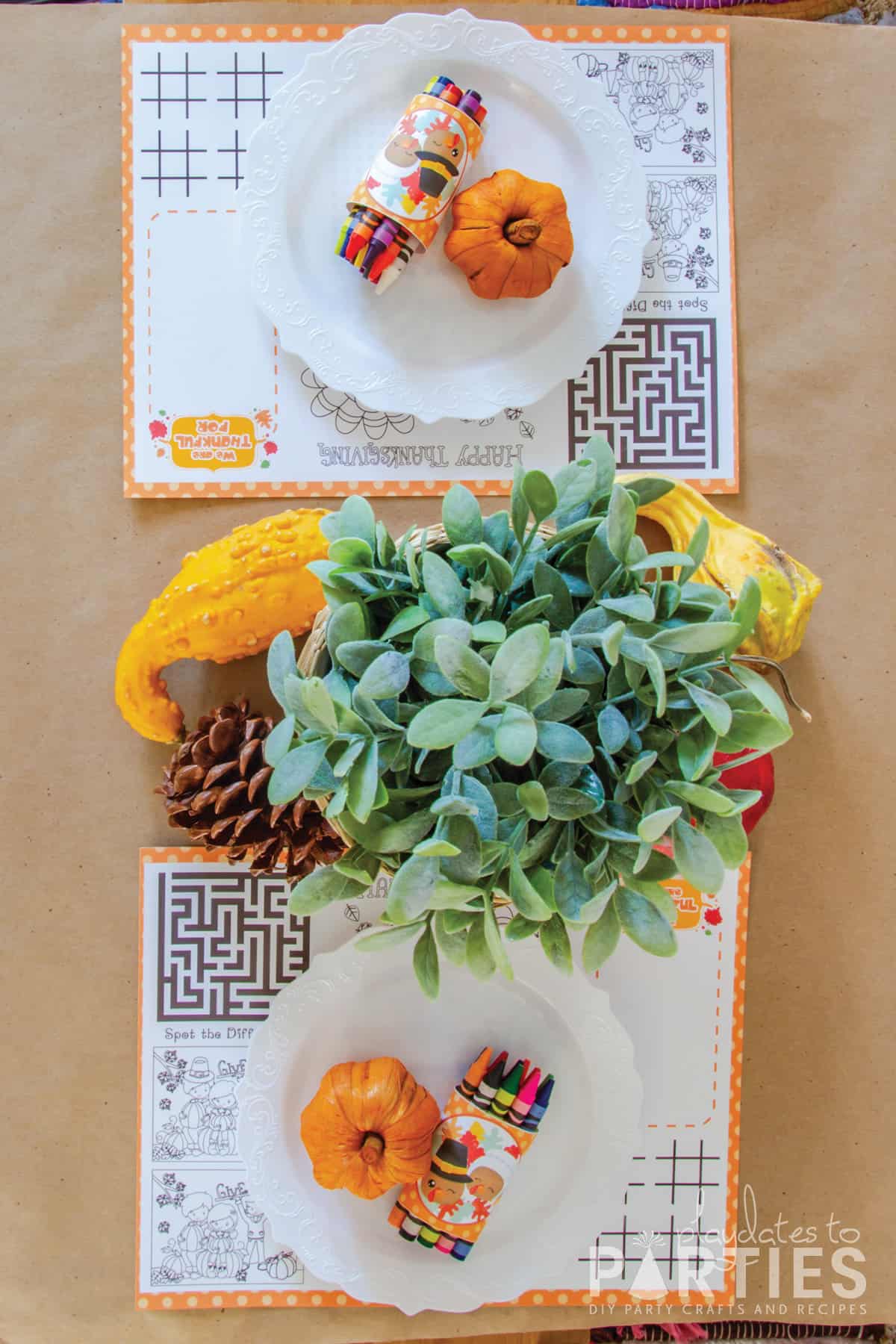 Printable Thanksgiving Placemats