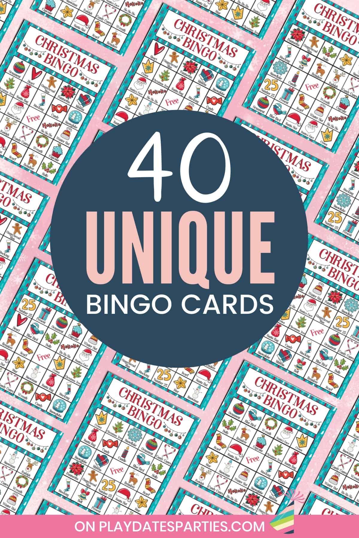 Christmas Bingo Cards (Full Page Cards)