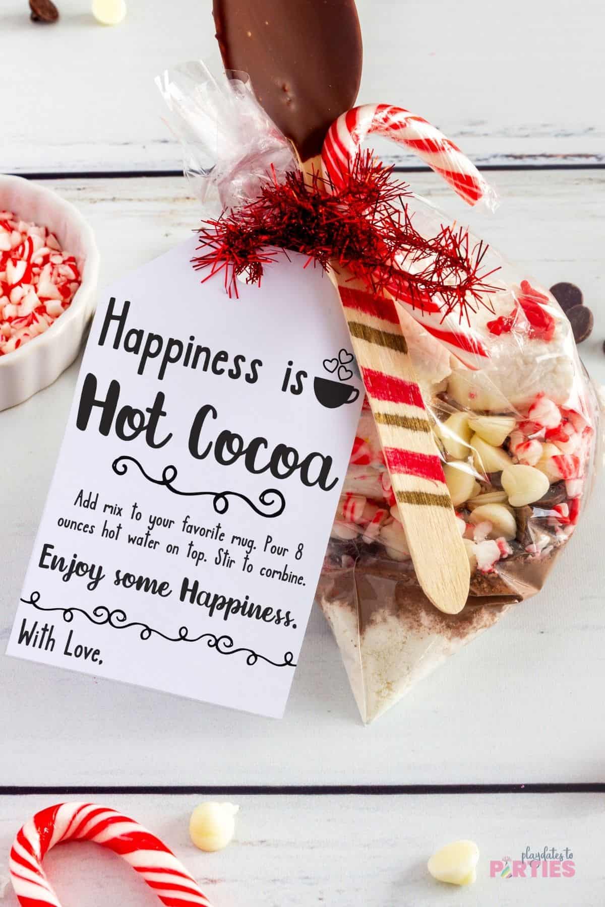 Happiness is Hot Cocoa Printable Tags