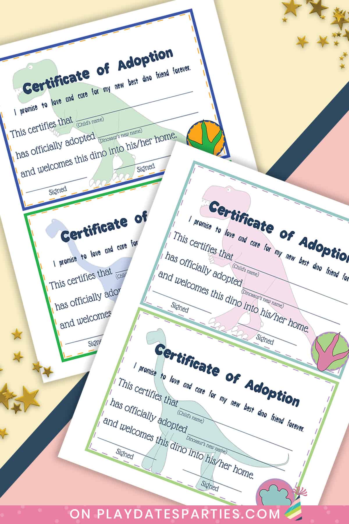 dinosaur-adoption-party-printables-playdates-to-parties for Adopt A Dinosaur Sign Free Printable Dinosaur Adoption Party Printables – PlayDates to Parties for Adopt A Dinosaur Sign Free Printable