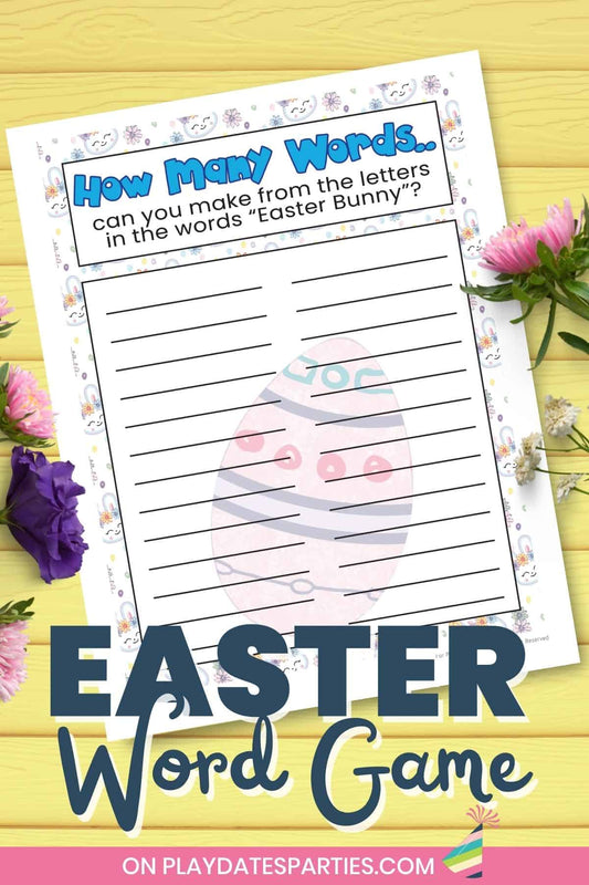 Easter Word Race Game