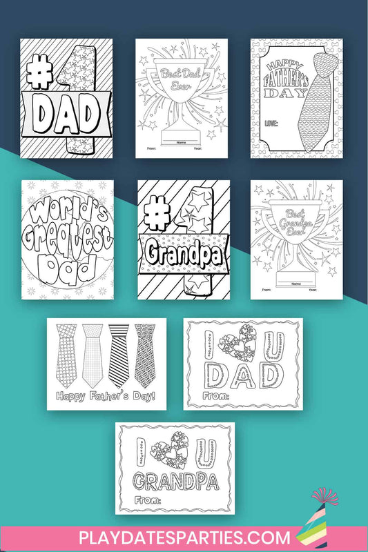 Printable Father's Day Coloring Pages