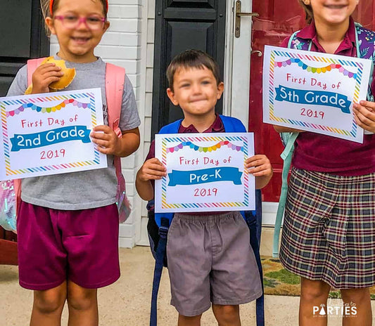Printable First Day of School Sign (2024)