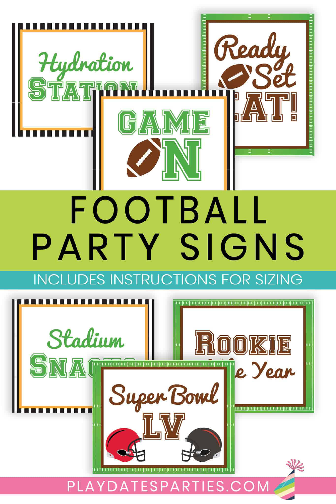 Football Party Printables (Giant Bundle!) – PlayDates to Parties football-party-printables-giant-bundle-playdates-to-parties