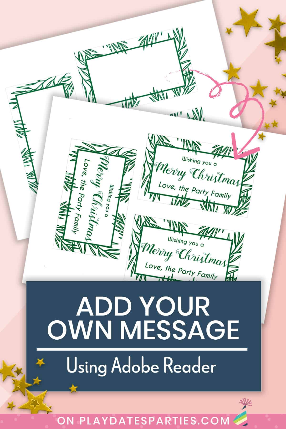 Printable Holiday Labels and Gift Tags (Farmhouse/Greenery Style)
