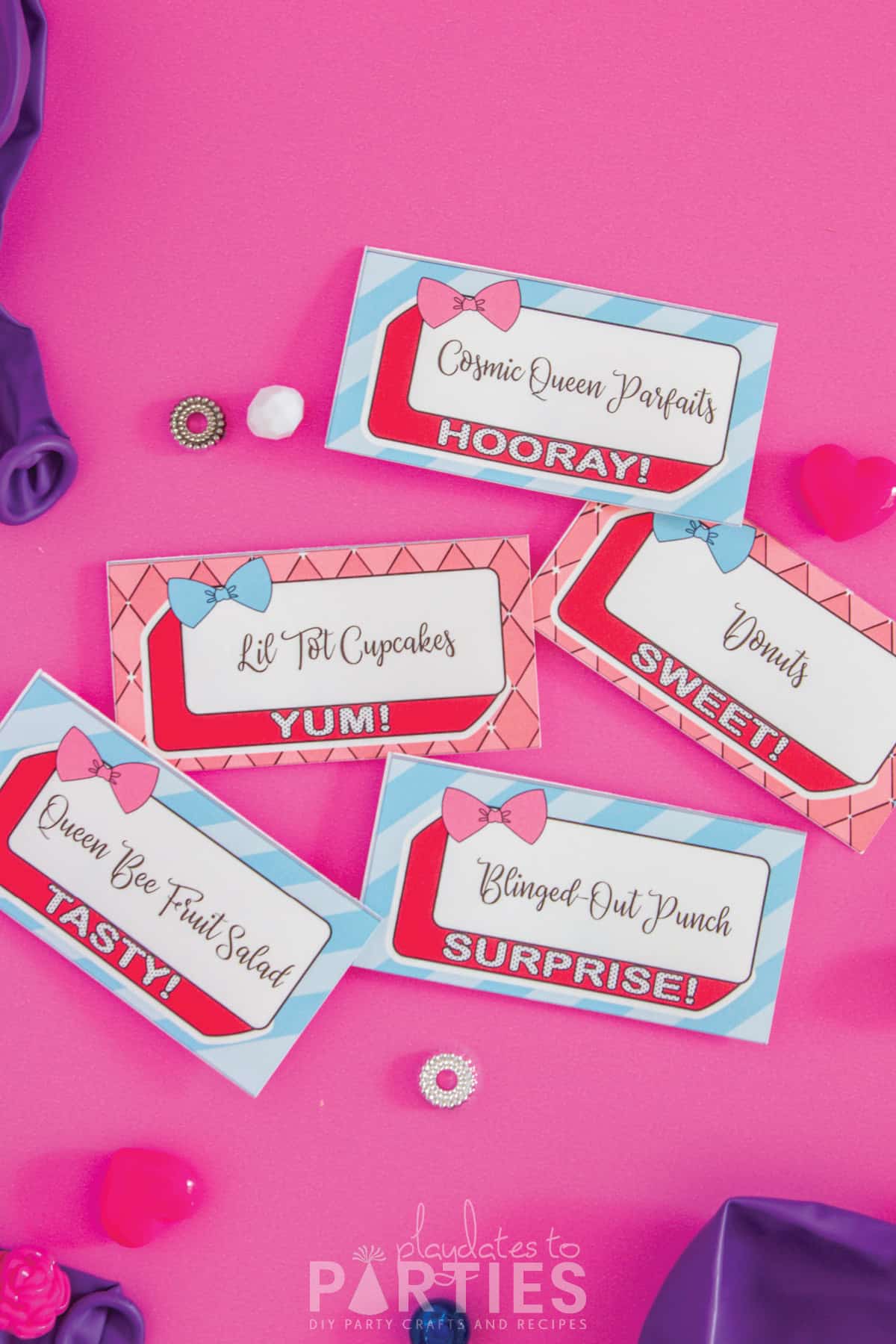LOL Surprise Inspired Table Tent Cards