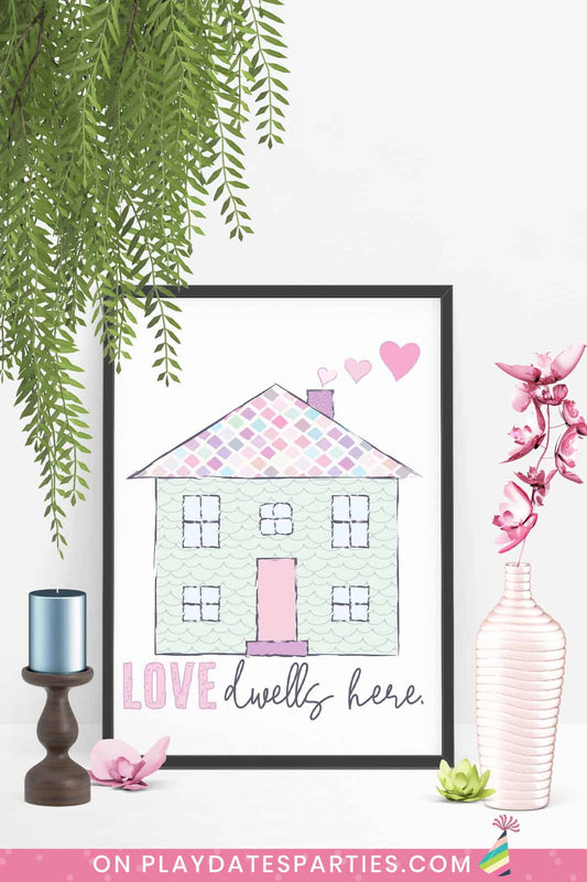 Love Dwells Here Art Print