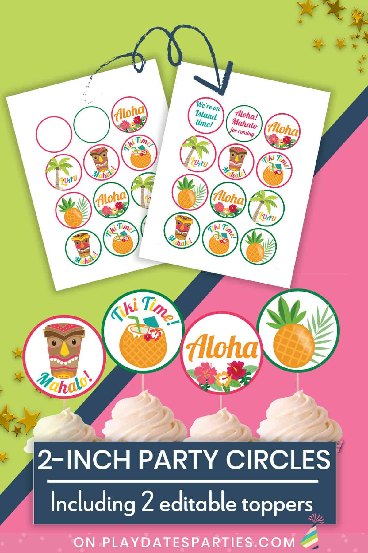 Luau Party Printables (Lite Package with Triangle Banners) – PlayDates to Parties luau-party-printables-lite-package-with-triangle-banners-playdates-to-parties