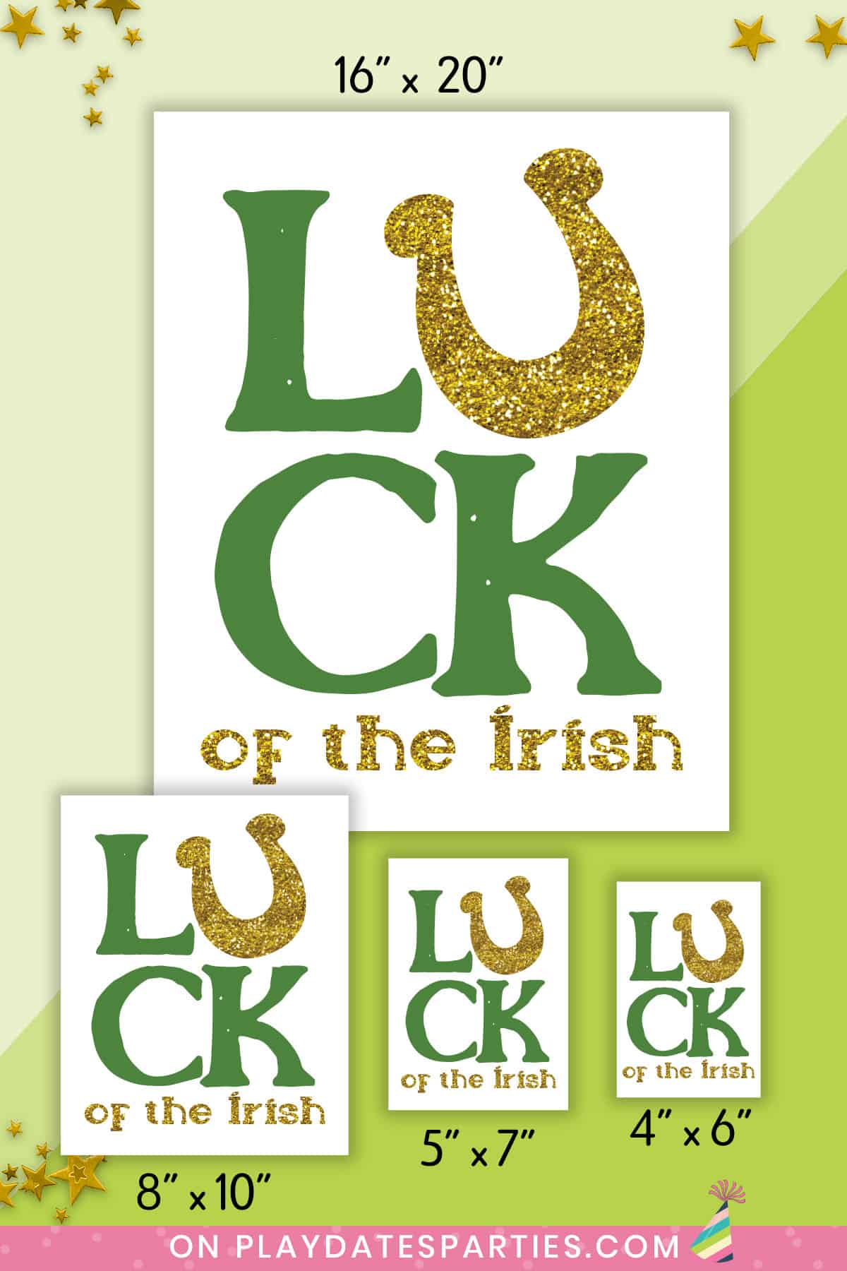 Luck of the Irish St. Patrick's Day Art Print