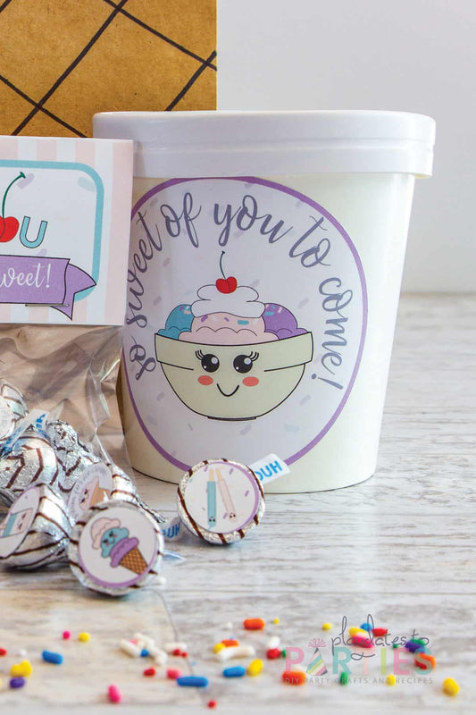 Ice Cream Party Printables - Party Circles