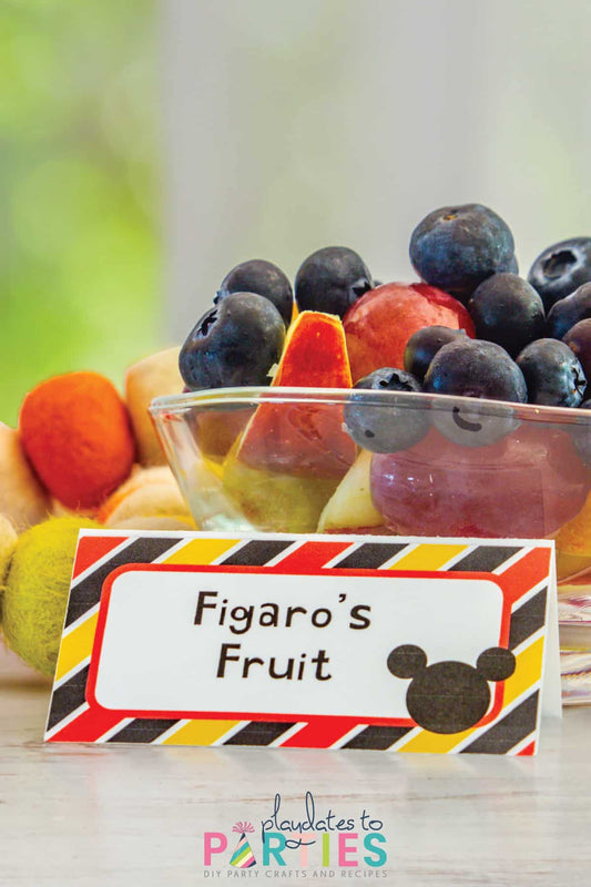 Mickey Mouse Inspired Table Tent Cards