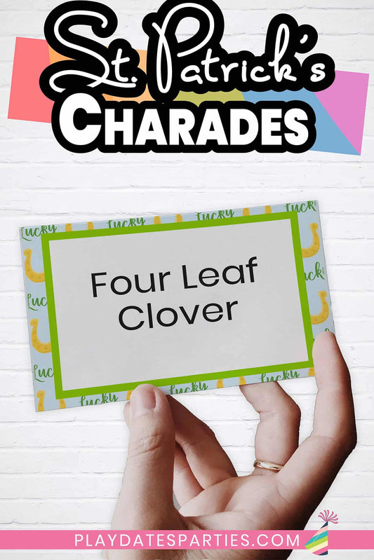 Printable St. Patrick's Day Charades Cards