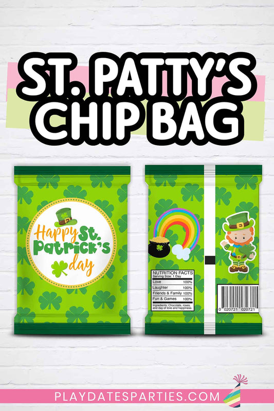 St. Patrick's Day Chip Bags