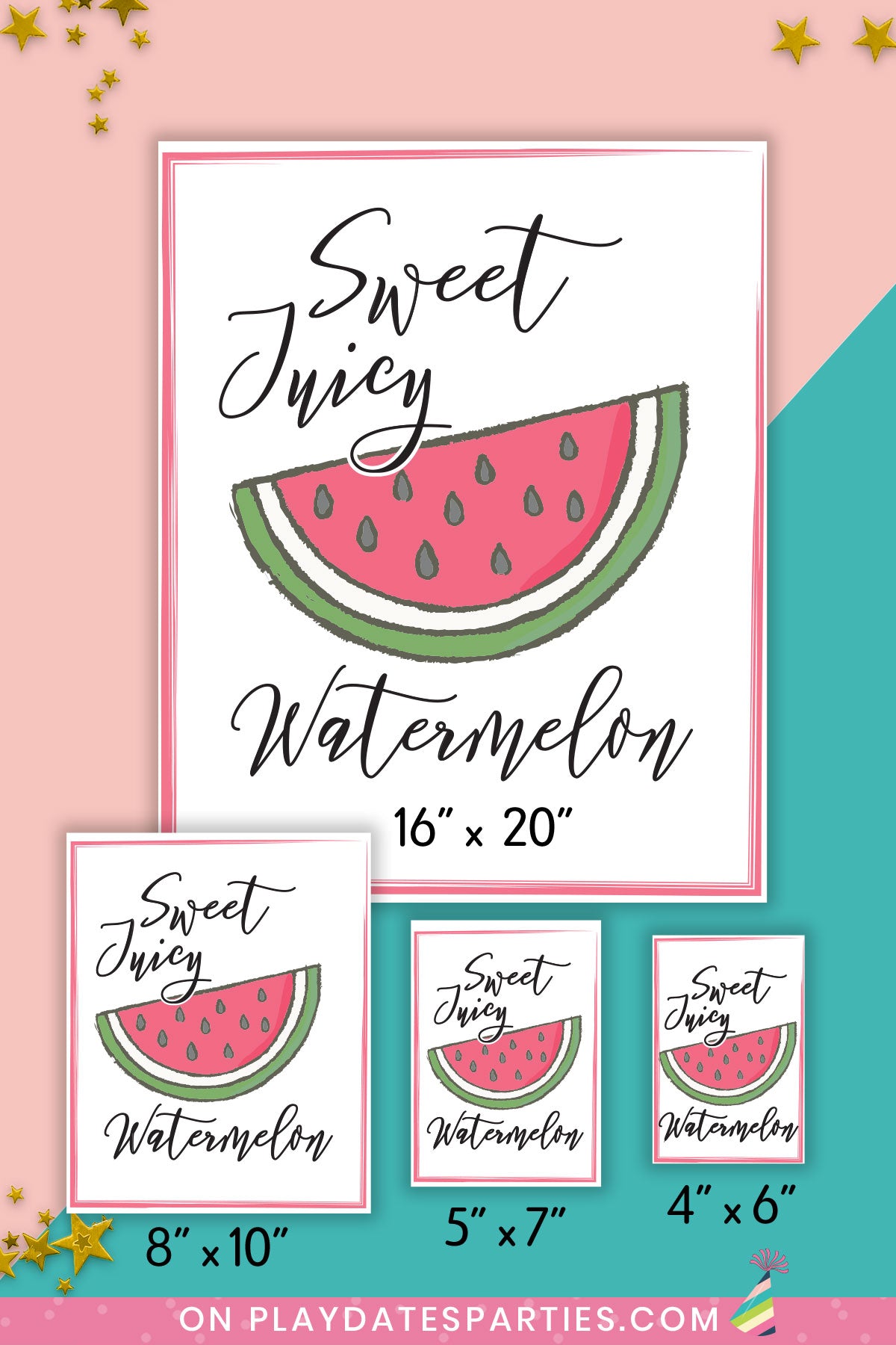 Summer Watermelon Art Print Bundle